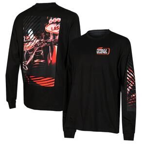 F1 Formula One NWT SZ 2XL Grand Prix Las Vegas Long Sleeve Black T-shirt